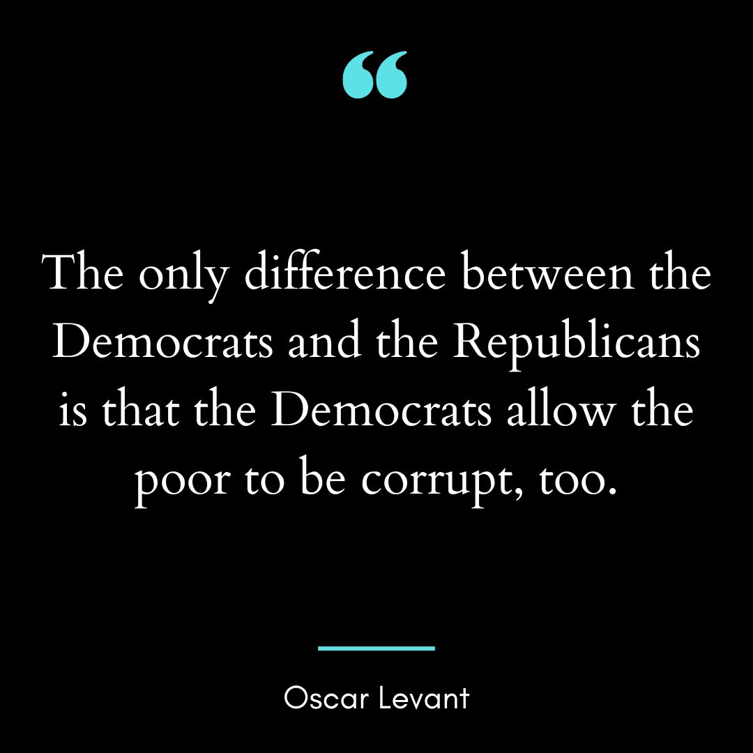 The only difference between the Democrats and the Republicans