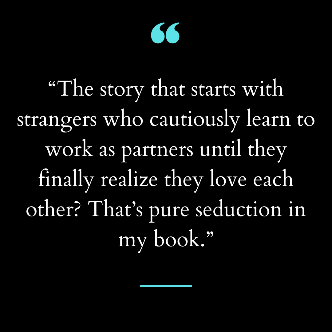 “The story that starts with strangers who cautiously learn to work as partners