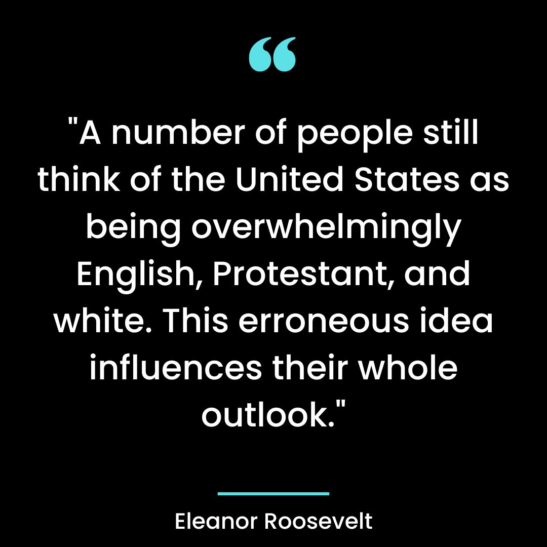 “A number of people still think of the United States as being overwhelmingly English,
